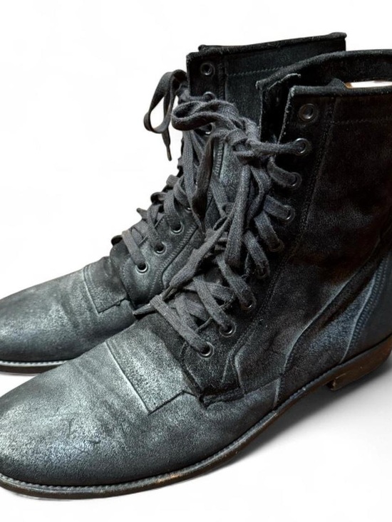 Maison Martin Margiela Other - Maison Margiela Distressed Suede Combat Boots